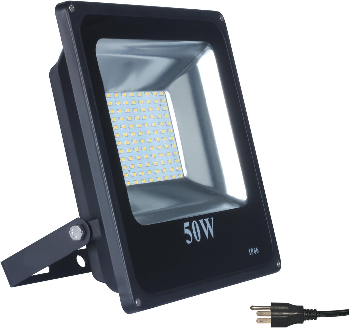 RSN LED SMD Flood Light 110V 6000K White Color 50W IP65 Waterproof 2 Years Warranty