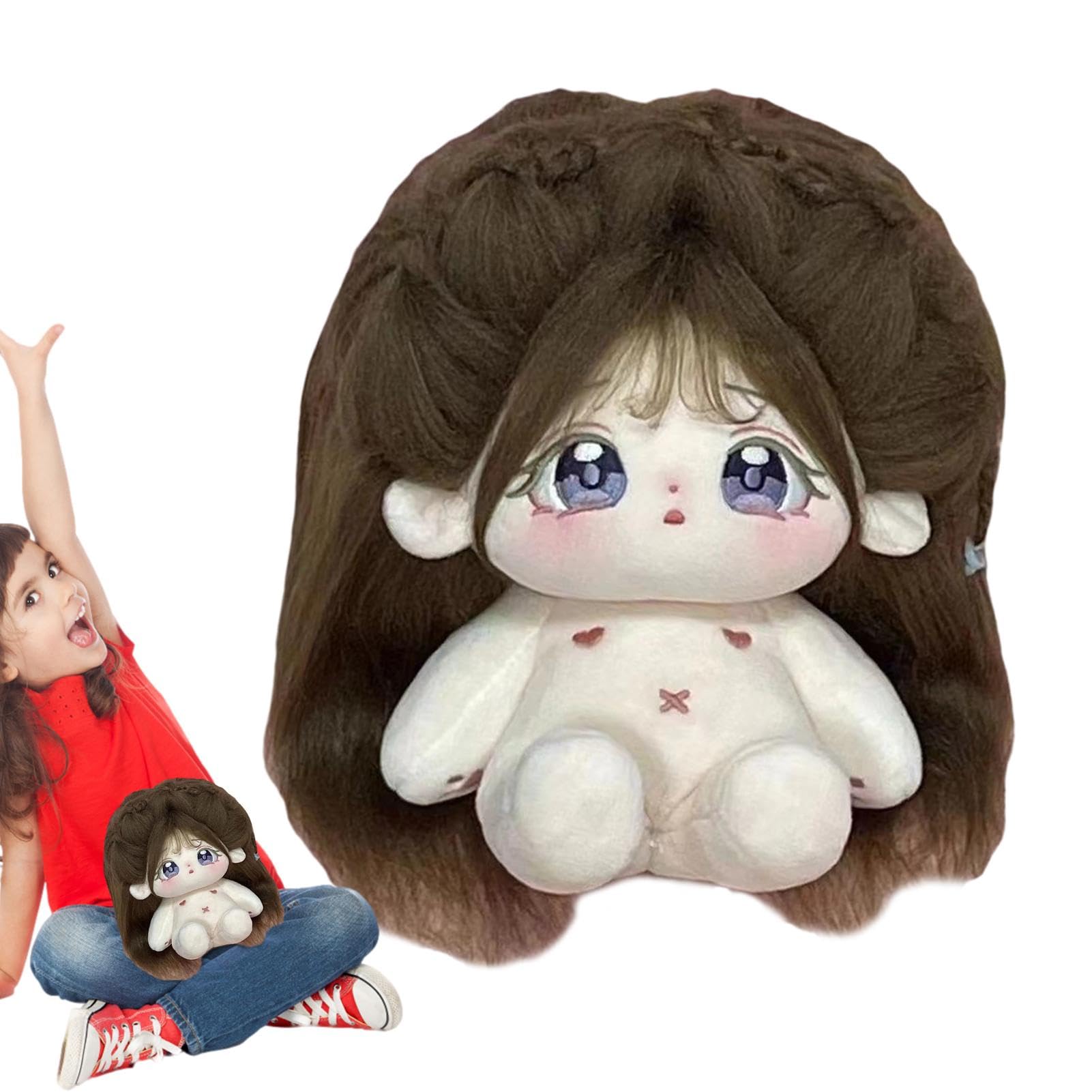 Amazon | かわいいコットンドール 着せ替え可能 女の子向けぬいぐるみ