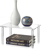 Vista 21 de 1 soporte de exhibición de acrílico extra grande de 16 pulgadas, soporte rectangular de acrílico de 4 patas, soporte para plantas de acrílico