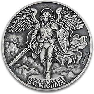 Archangel Michael Devotional Piece - Sword & Shield Design with Psalm 91:10-11 Scripture