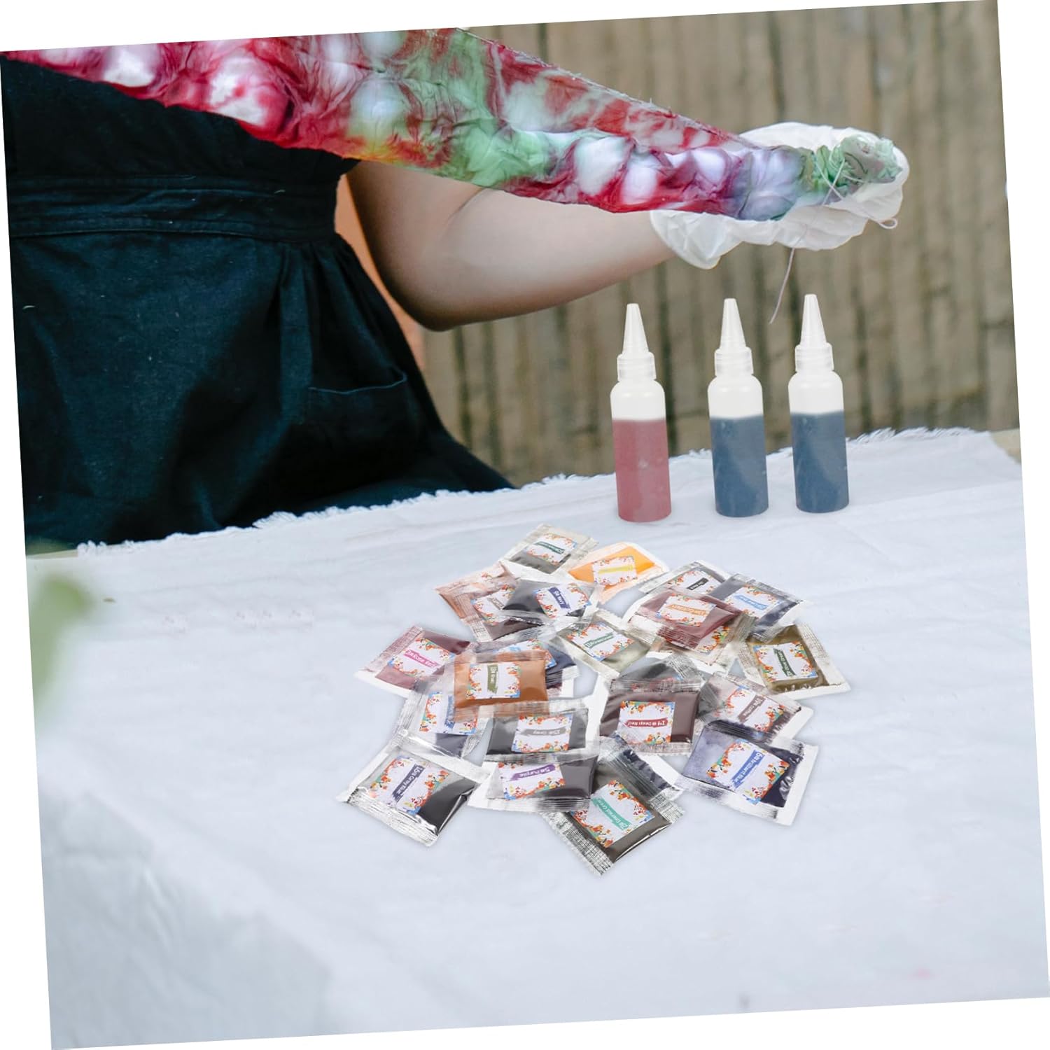 26pcs Tie Dye Powder Fabric Dye for Projects Easy to Use for Boys and Girls Adults for Creative Crafting and Family Fun