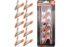 HORUSDY 10-Piece 2 Inch Small Spring Clamp