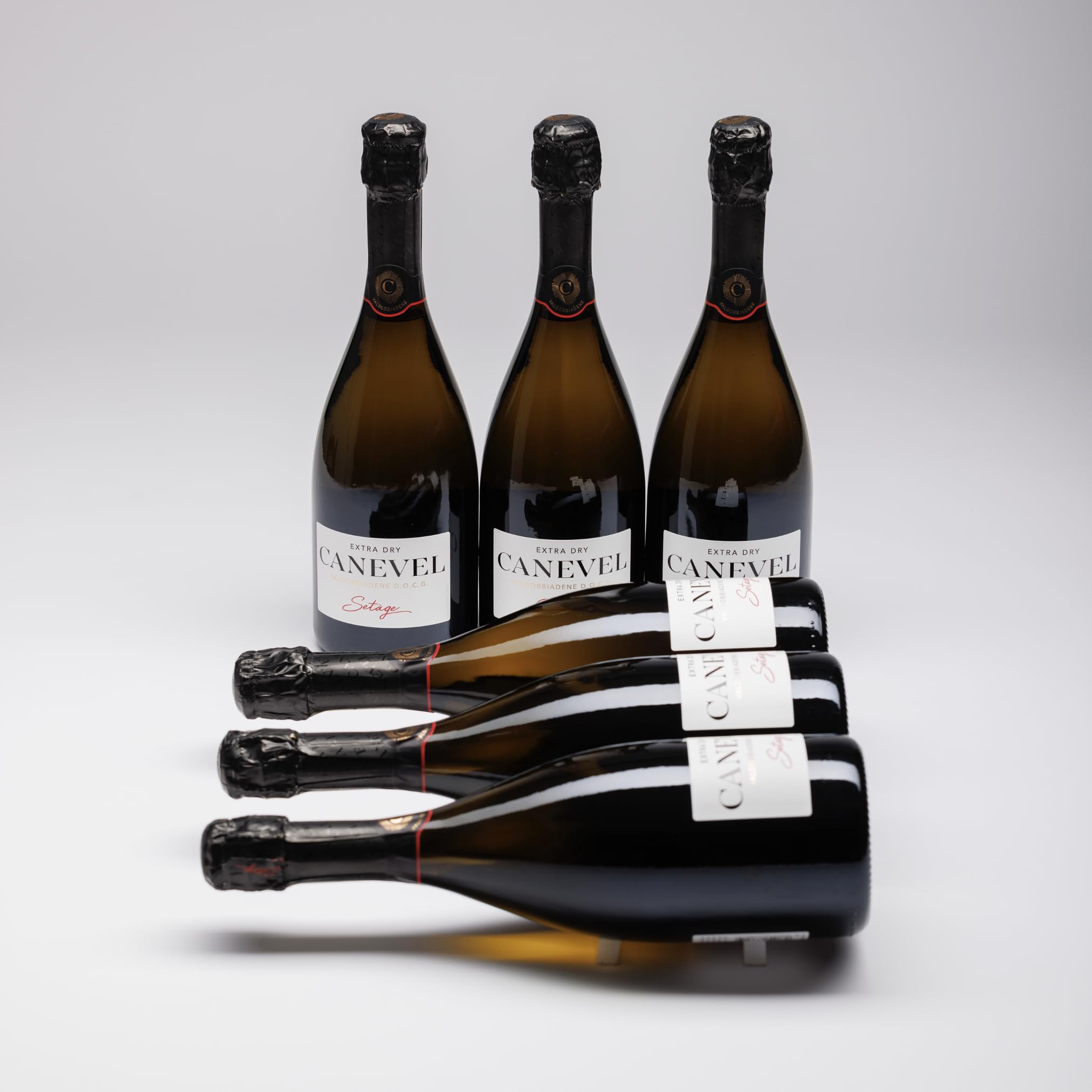 CANEVEL "SETÀGE EXTRA DRY" 2024 | Valdobbiadene Prosecco Superiore DOCG | 6x750 ml | Confezione 6 bottiglie