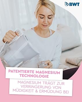 BWT Magnesium Mineralized Water + Zinc Filter Cartridges | 3 Pack | Support Immune System | BWT Compatible/Replacement for Table Water Filters (3 Pack)