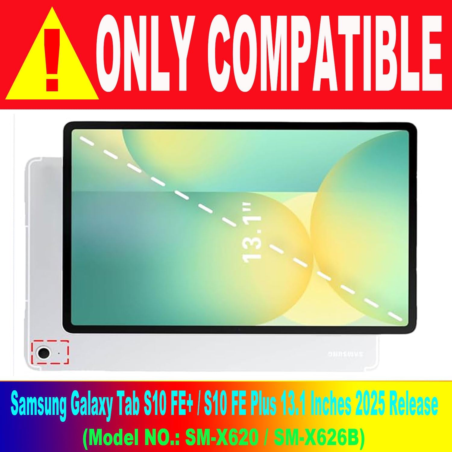 Keyboard Case for Samsung Galaxy Tab 10 FE Plus 13.1inch, S10 FE+ Smart Keyboard Case Magentic Keyboard Cover with S-Pen Holder, Pink