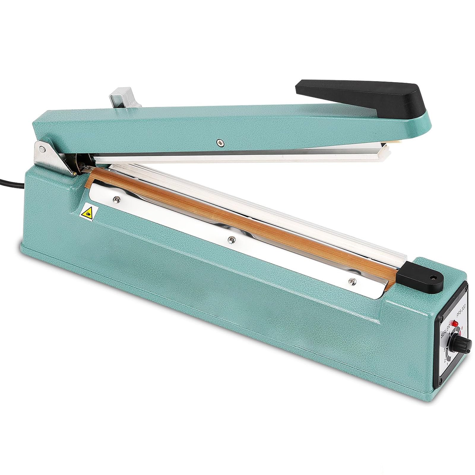 Máquina selladora térmica de 300 mm con cortador, sellador de bolsas de plástico para bolsas de polipropileno y polietileno, herramienta manual de sellado por impulso
