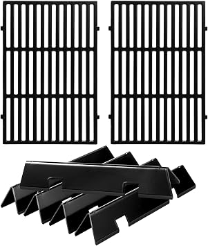 Spirit E310 7638 Grill Grates Flavorizer Bars Replacement Parts for Weber Spirit Grill Parts E-310 E-315 II E-310 E-325 E-335 E-330 S-310 S-330 II S-310 ES 320 Spirit 2 GS4 Grill Parts