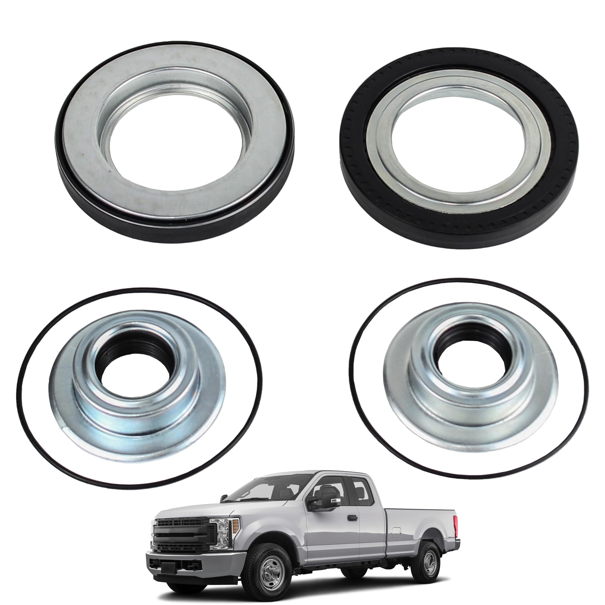 Photo 1 of YzusGomumu Front Axle Knuckle Vacuum Shaft Seal And Outer Tube Seals Kit