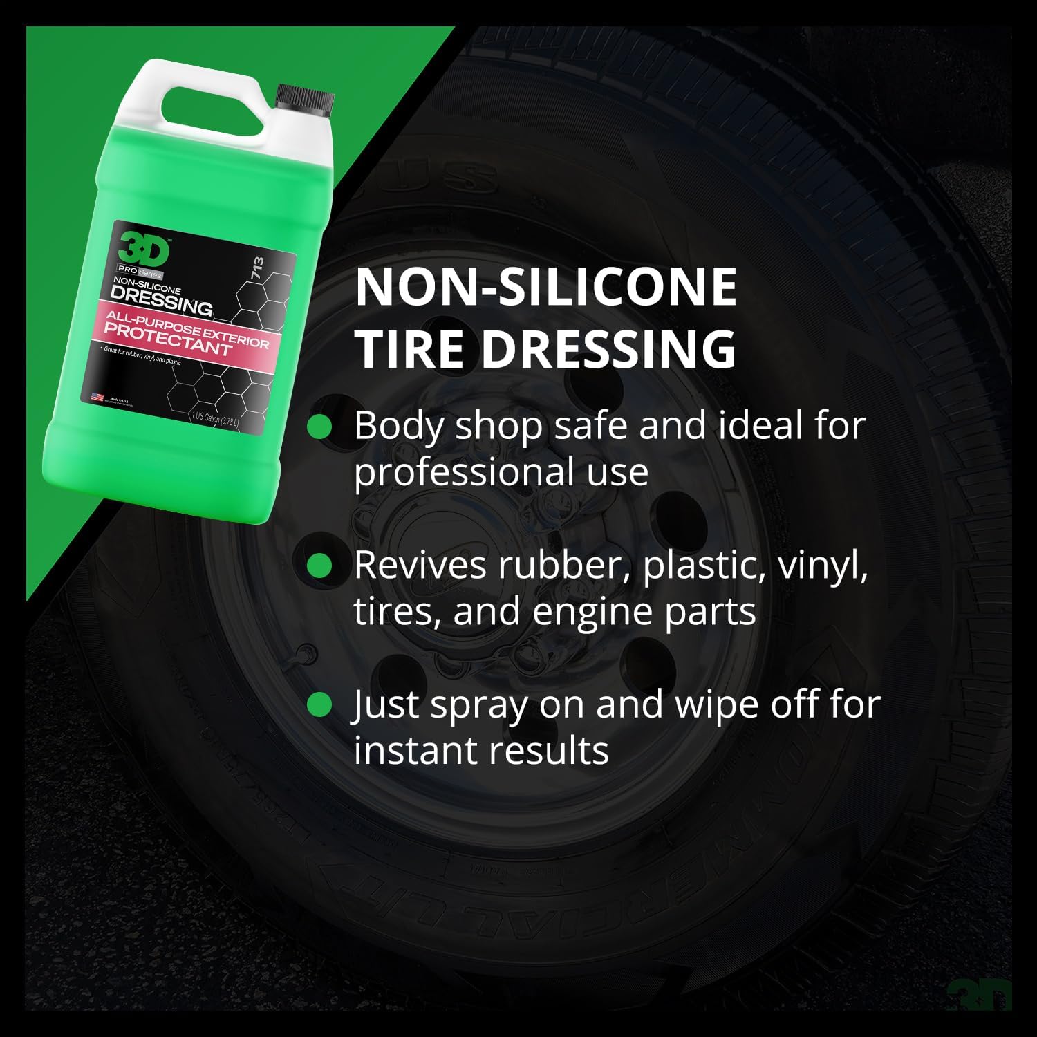 3D Non-Silicone Dressing - Body Shop Safe Dressing - Silicone-Free 1 Gallon