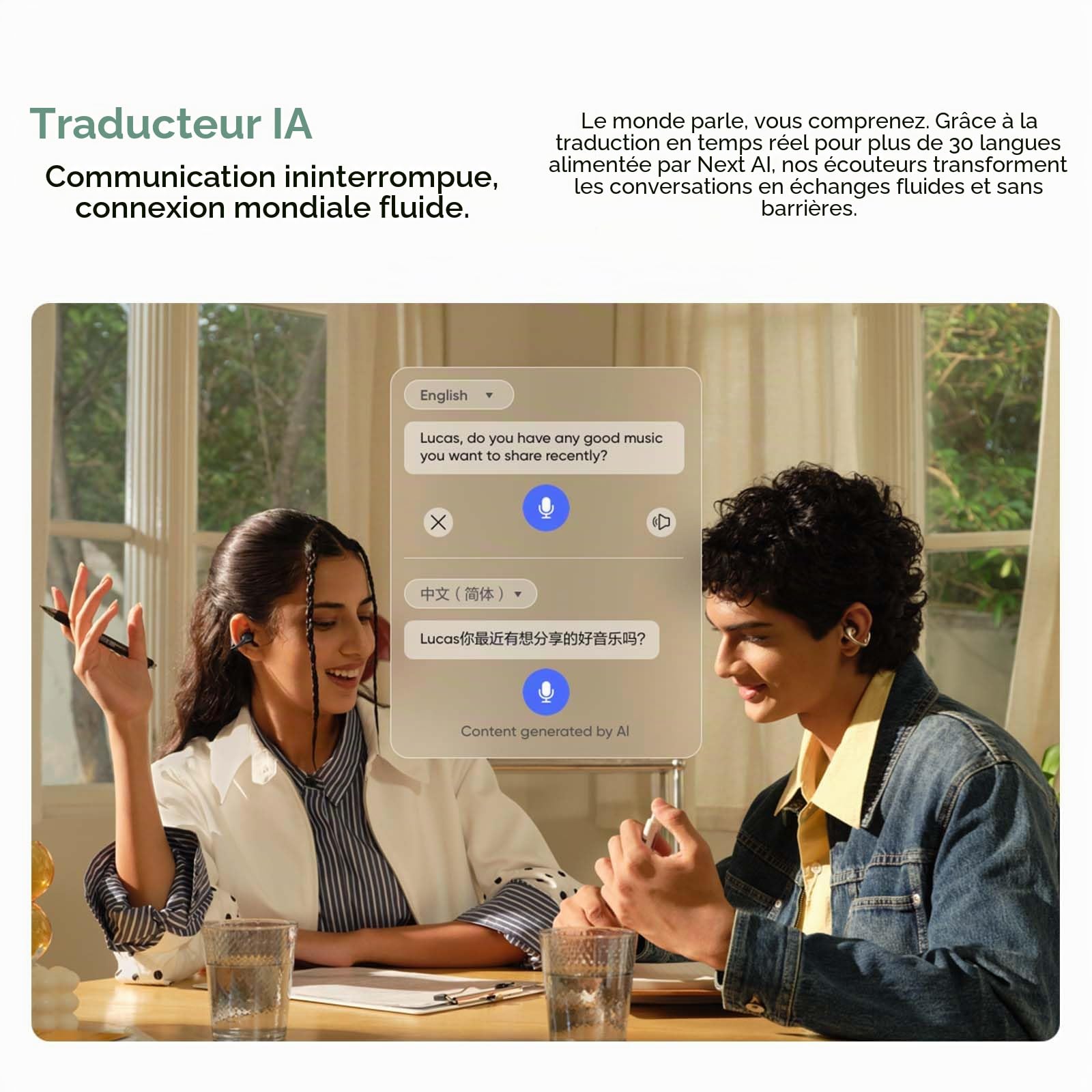 realme Buds Clip Écouteurs Bluetooth sans Fil Open Ear avec Titan-Bügel, 3D Raumklang, AI-ENC, 36h d'autonomie, IP55, Bluetooth 5.4 Écouteurs Clip légers pour Le Bureau, Les appels et Le Sport, Or