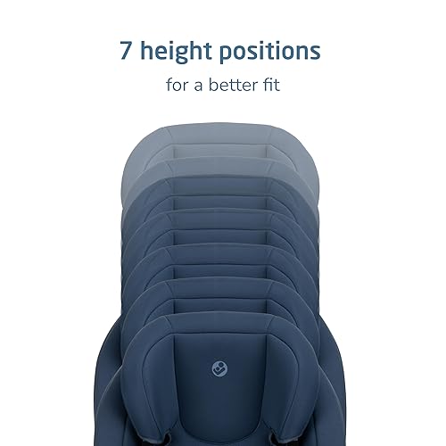 Miniatura 5 de Maxi-COSI RodiSport - Asiento elevador de automóvil para niños, respaldo alto, refuerzo sin espalda, reposacabezas de 7 posiciones, sistema de