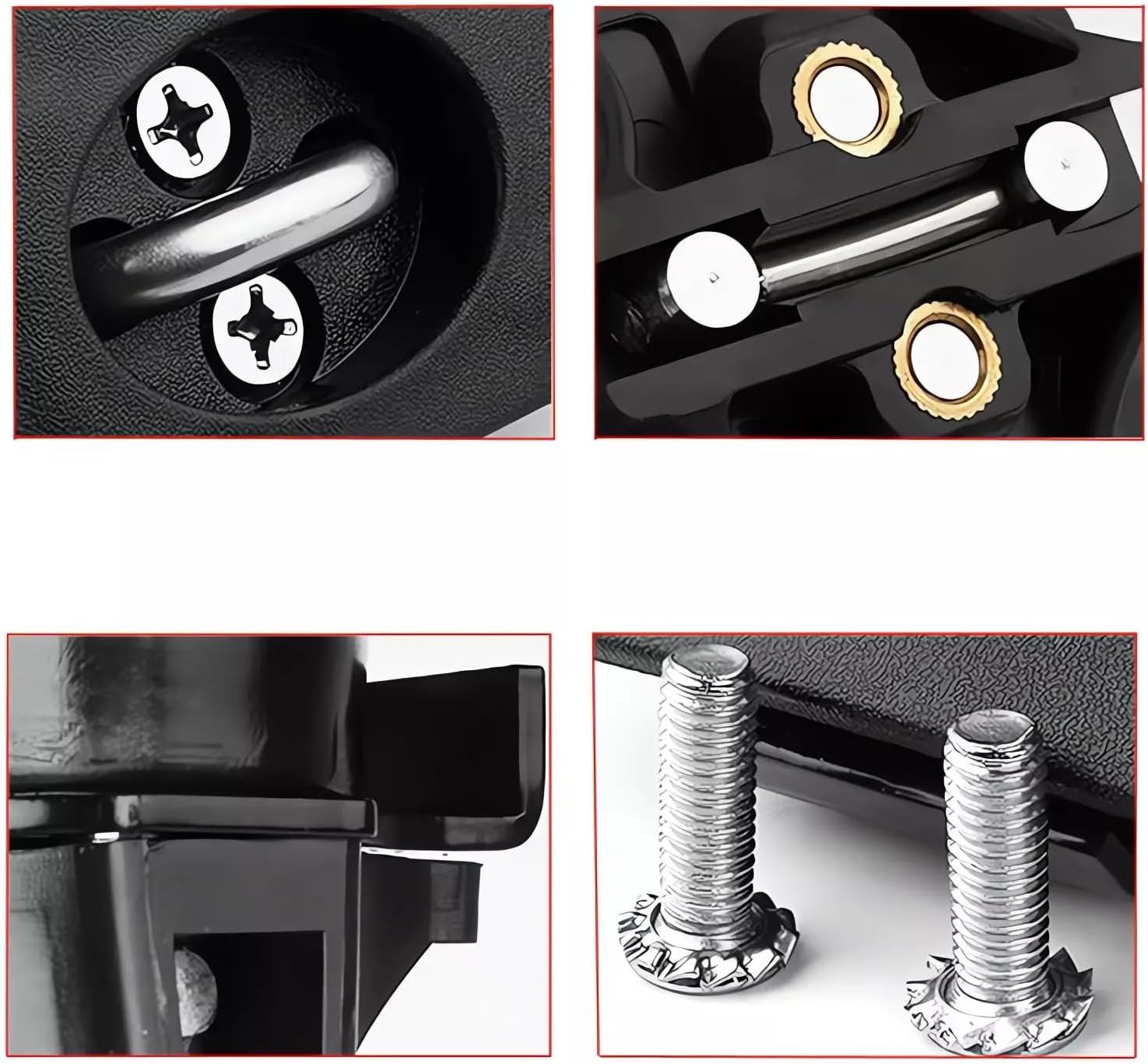 4-Pack Tie-Down Anchors Heavy-Duty Retractable Compatible with Ford F150 2015-2024 2025 2026/2017-2026 Super Duty/2017-2026 Raptor – Anti-Rust Truck Bed Anchors