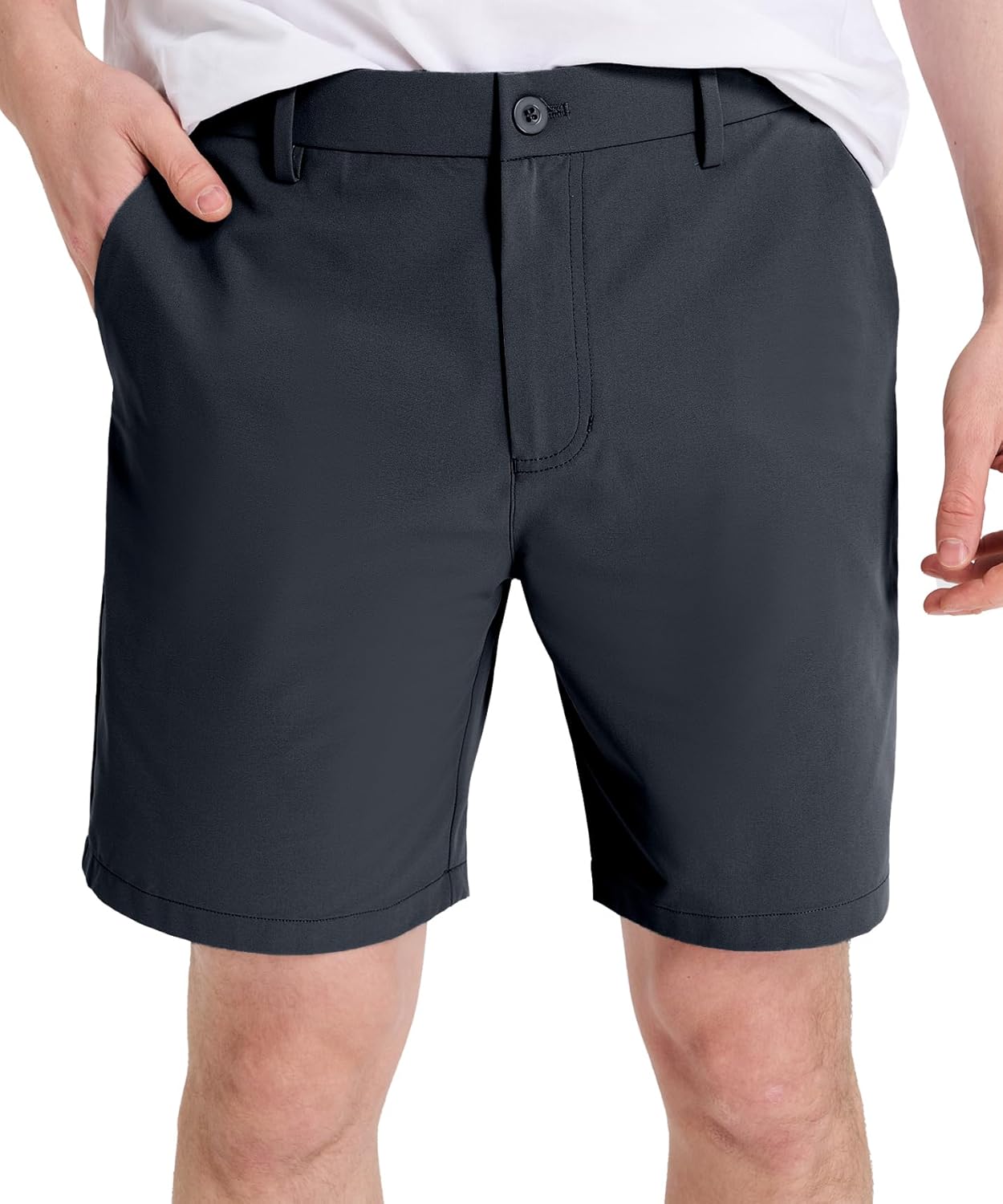 Men's Classic Fit Golf Shorts Stretch 7''/ 9'' - Dress & Casual Business Quick-Dry, Lightweight Comfort Fit
