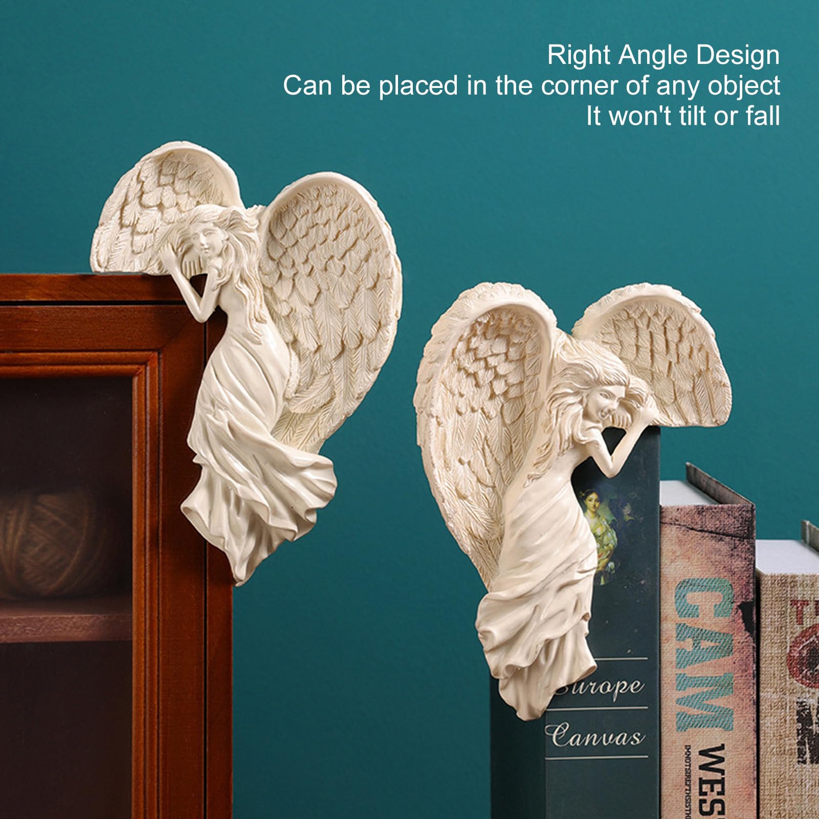 Amazon.com: TYTOGE Resin Corner Angel Sculpture, Antique