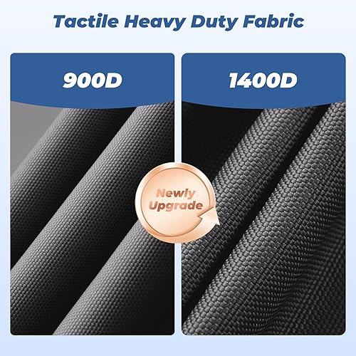 Miniatura 3 de RVMasking Funda para lancha reforzada 1200D media con bolsa de almacenamiento, impermeable, de grado marino, para lanchas bajas, casco en V,