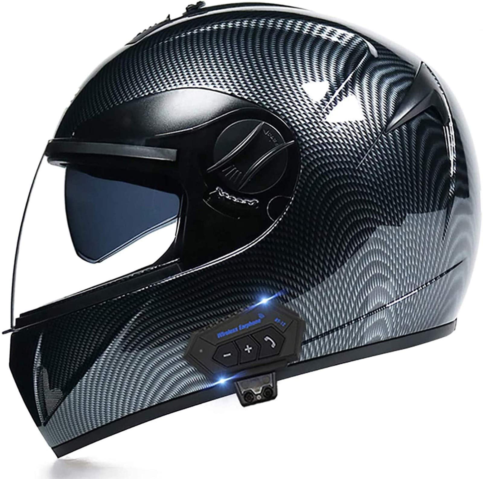 Casco modulare Origine Delta con interfono integrato Rosso Bianco