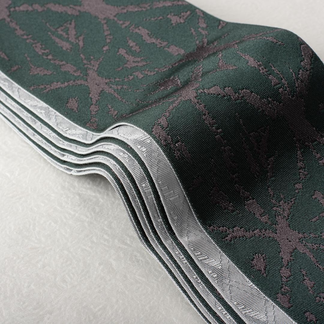 正絹 名古屋帯 千年工房 ゆらぎ 岡野 博多織 正絹 名古屋帯 千年工房