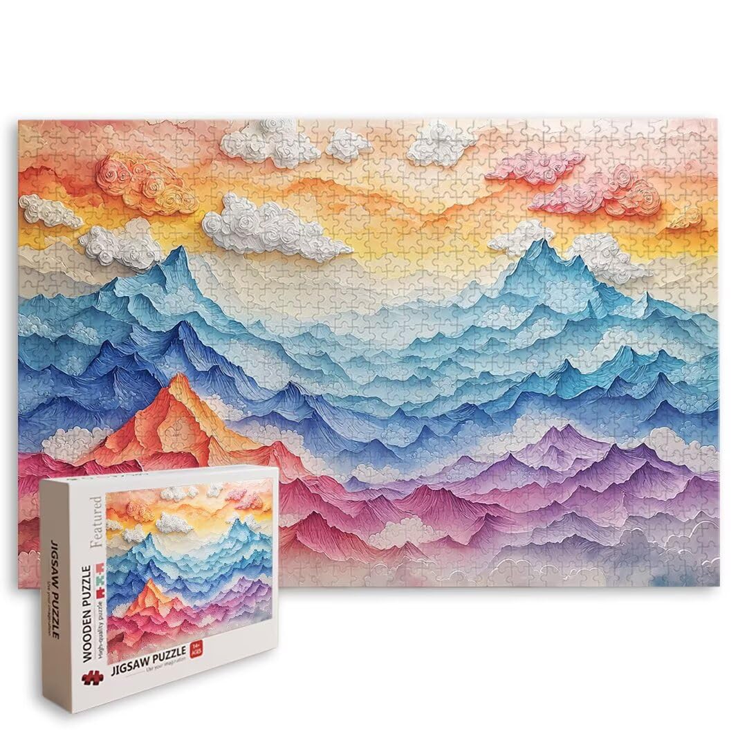 Puzzle Paesaggio, Puzzle 1000 Pezzi Adulti per Decor, Regalo Donna -8542