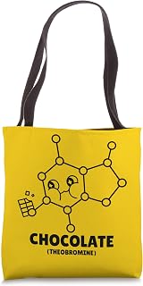 Chemistry - Chocolate Formula Atoms Molecules - Chemist Tote Bag