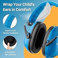 Vista 18 de Vanderfields Kids Ear Protection Earmuffs - Noise Cancelling Headphones for Kids, Autism, Toddler, Children