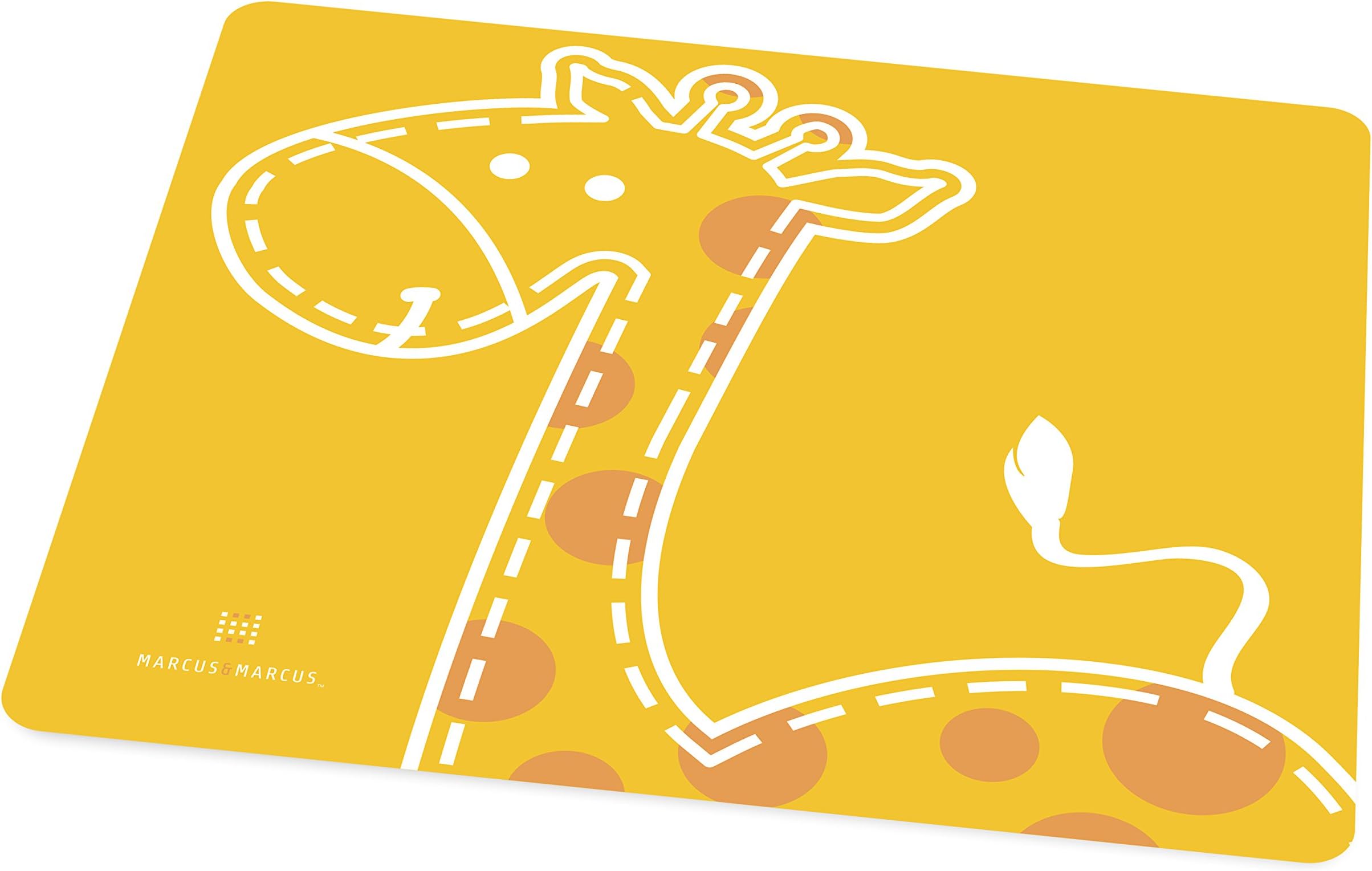 Marcus & Marcus Tablemat, Lola The Giraffe, Yellow