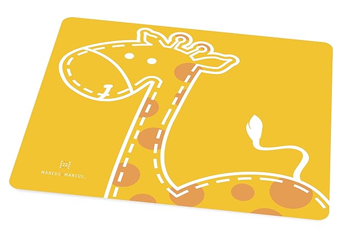 Marcus & Marcus Tablemat, Lola The Giraffe, Yellow