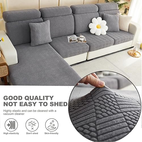 Miniatura 3 de Fundas de cojín universales para sofá 2024, lavables, 360, impermeables, mágicas, para sofá seccional de 123, protector de muebles apto para