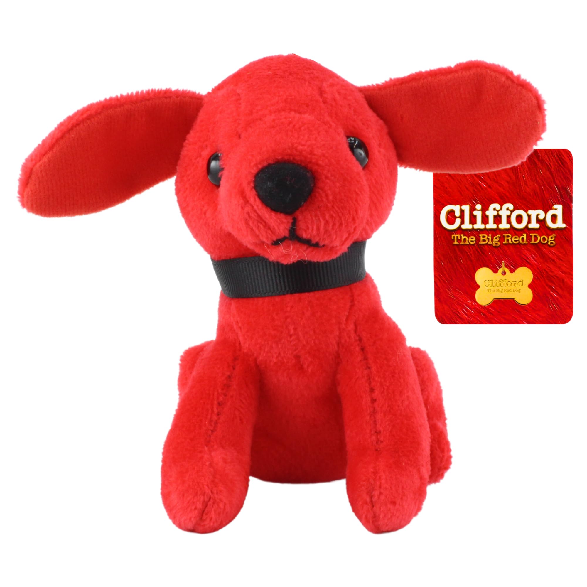 Toptoys2u Bargain Bundles Clifford The Big Red Dog Super Soft Gift Quality 4" 10cm Plush - Single