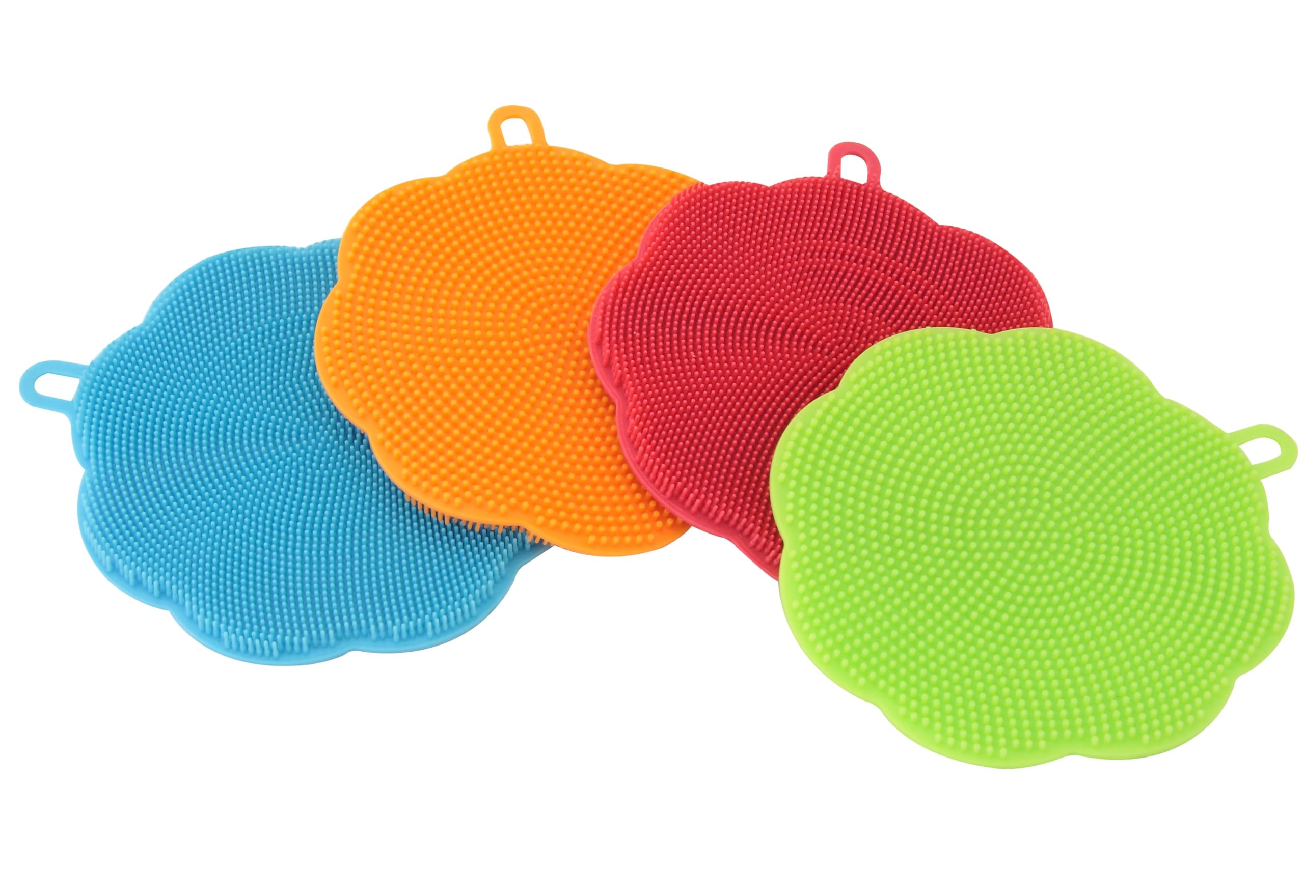 apollo THE HOUSEWARES BRAND Silicone Washing Up Scrub,