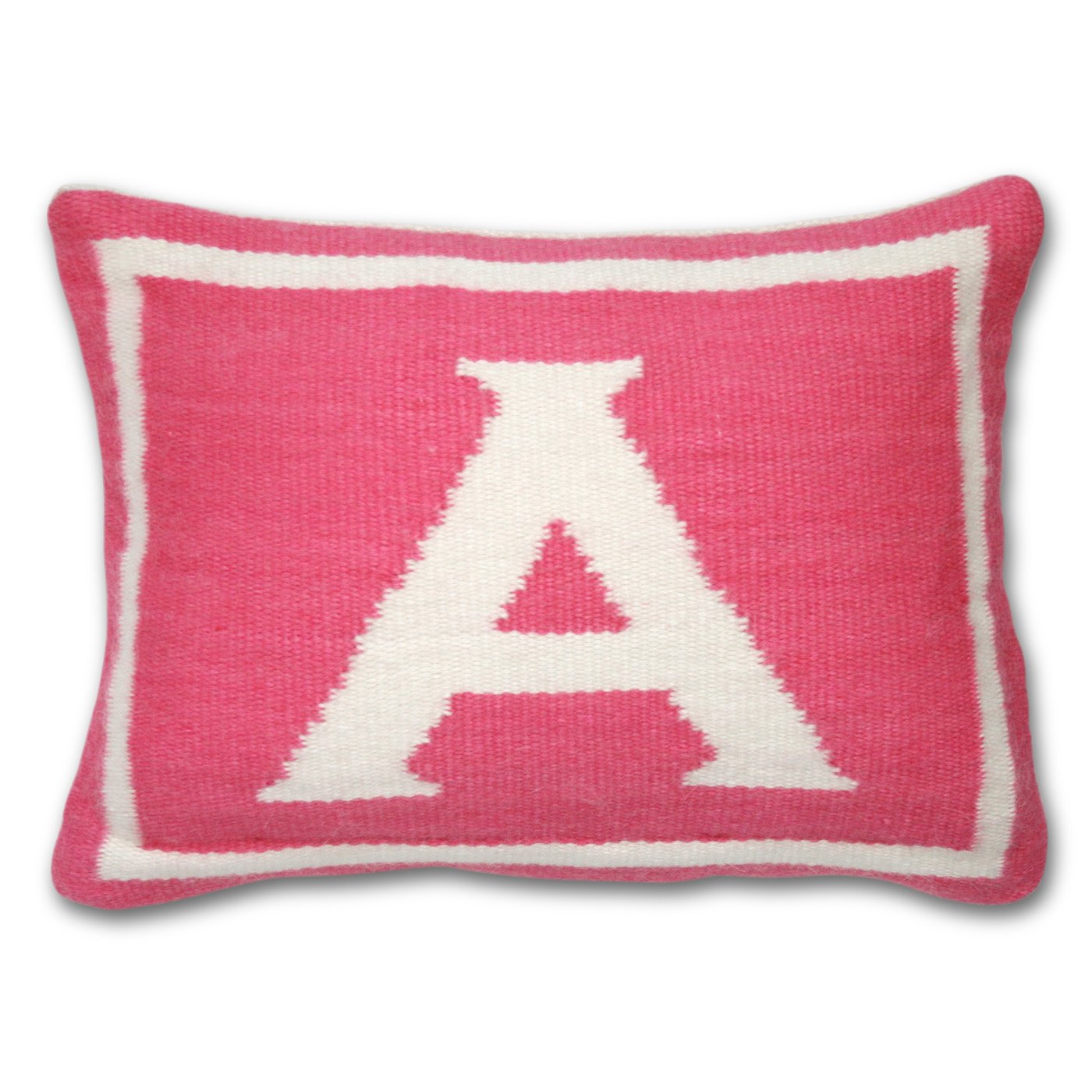 Jonathan Adler Letter Baby Pillow, Pink, Monogrammed A Amazon.in