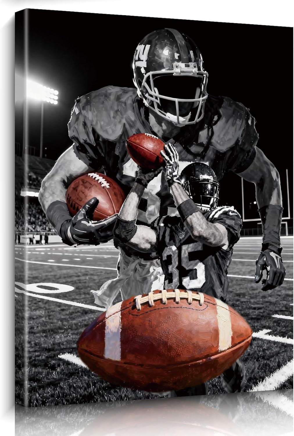 Boxing Graffiti Wall Art Prints,Retro Boxing Gloves,Punching Bag,Boxing Shorts Canvas Prints,Framed Sport Wall Decor Street Art Poster for Man Cave Boys Room Office Decor Set of 3 (12"x16"