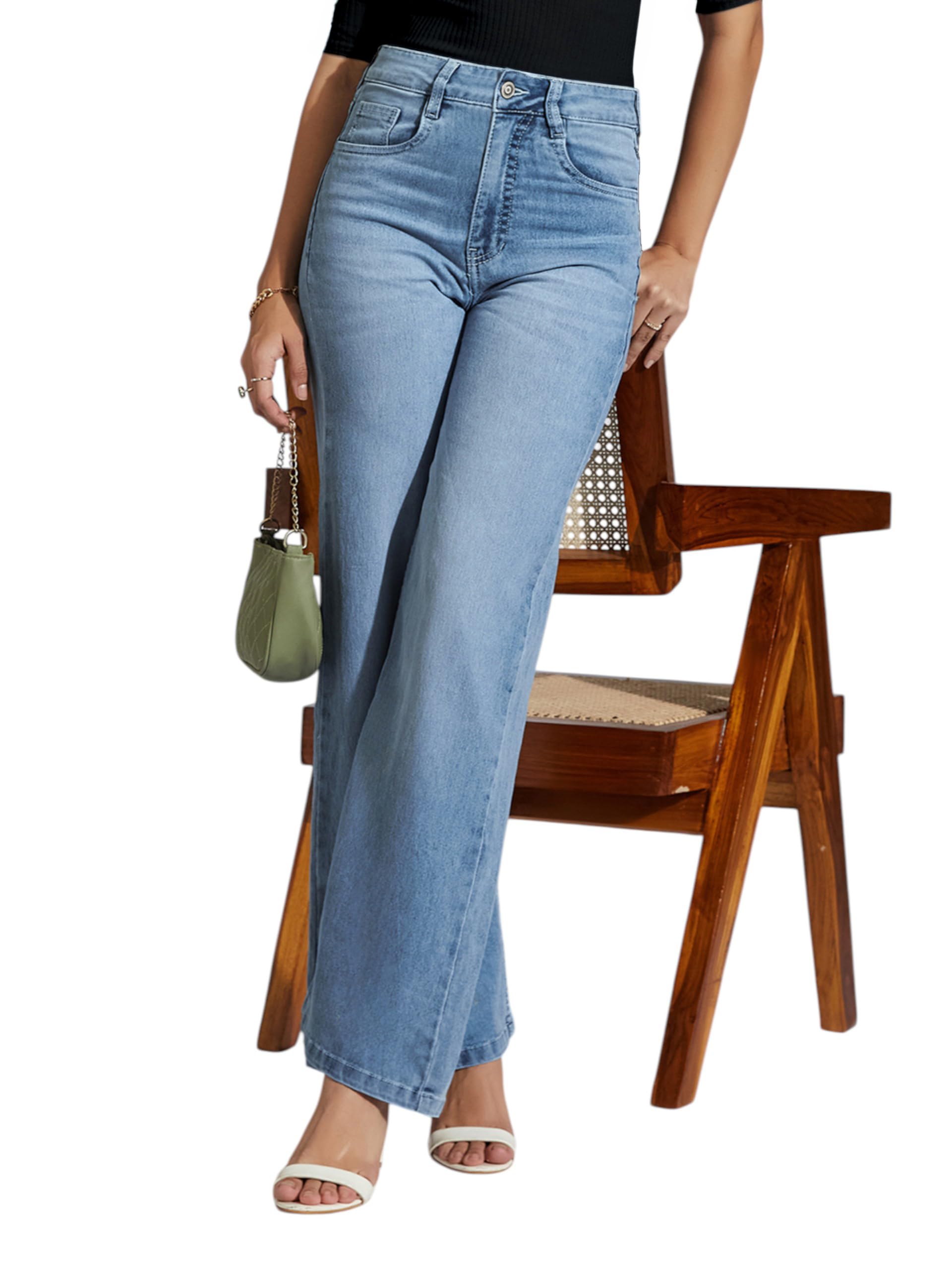 miss chase Women's Wide-Leg Jeans-picture-51