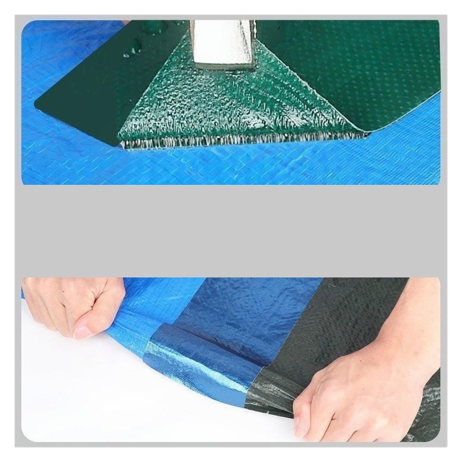 Zelt Reparaturband Reparatur-Patchband, selbstklebend, for Planen, Überdachungen, Outdoor-Zelte, Regenmäntel und Regenschirme – Lochflicken(12M_1MM_120MM)