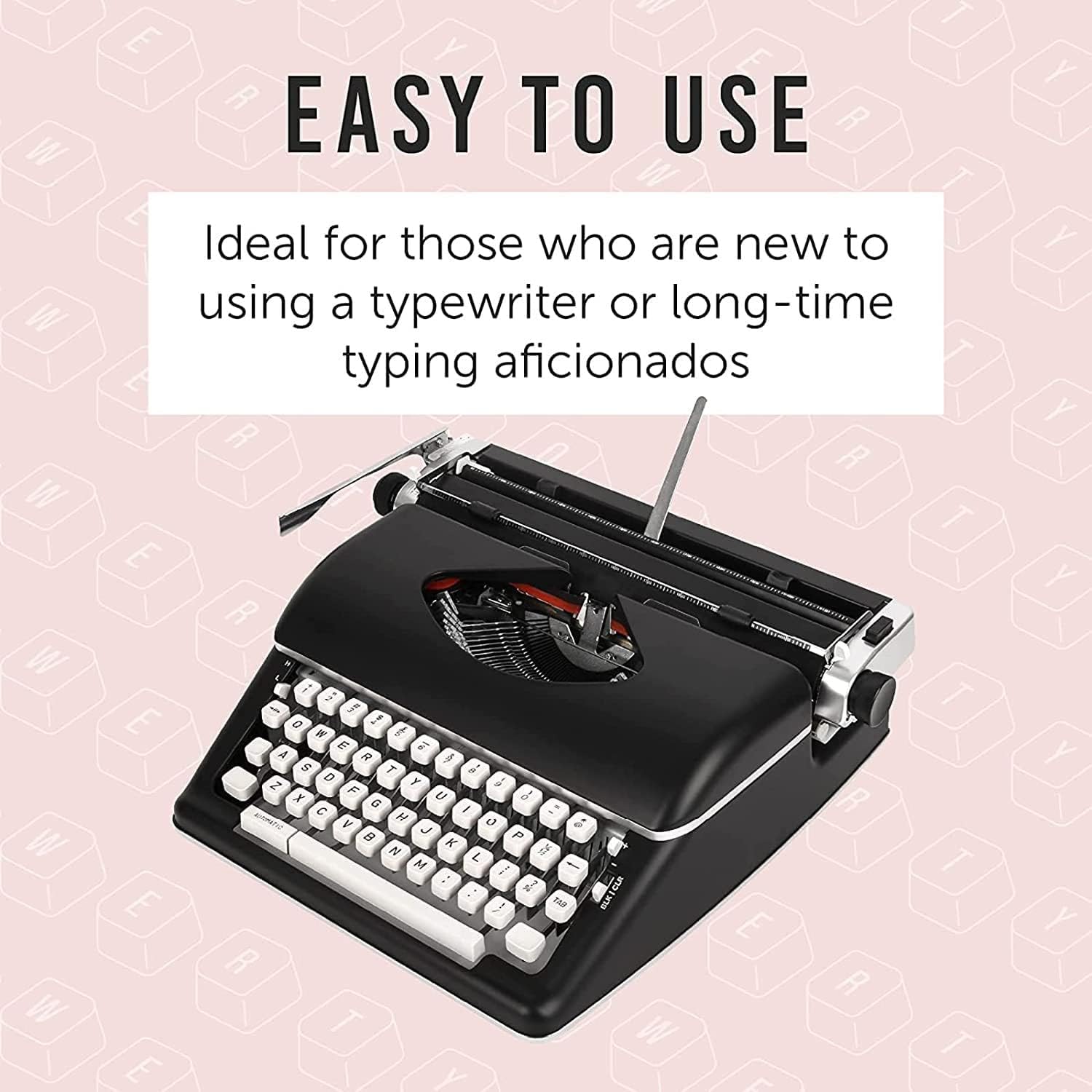 Cadeau écrivain Machine à Écrire Manuelle Rétro - 30x30x10cm - Décoration Vintage Fonctionnelle - Inspiration Créative Déco Vintage