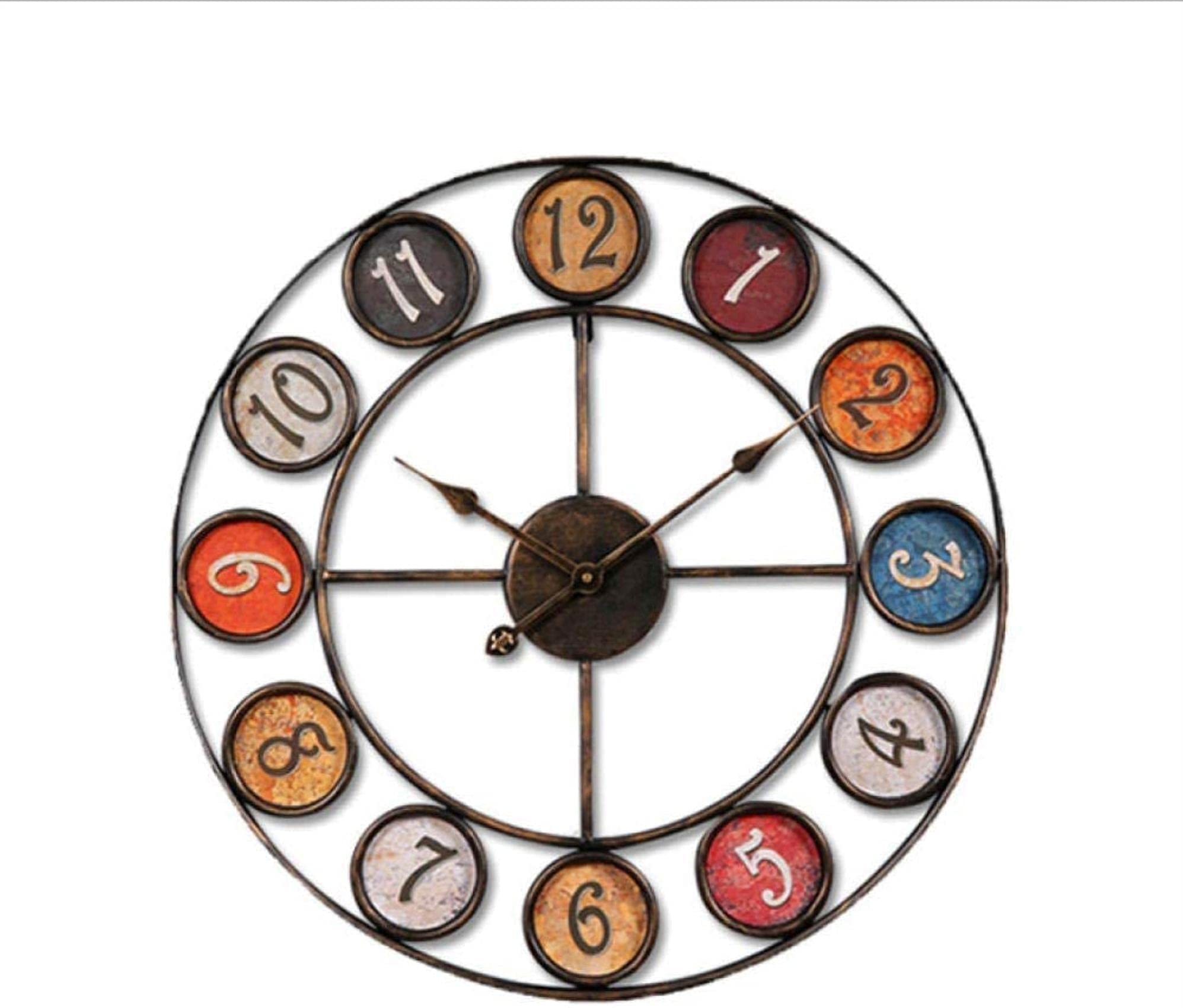 Buy Vintage Large Wall Clock New Big Roman Numerals Giant Open Face