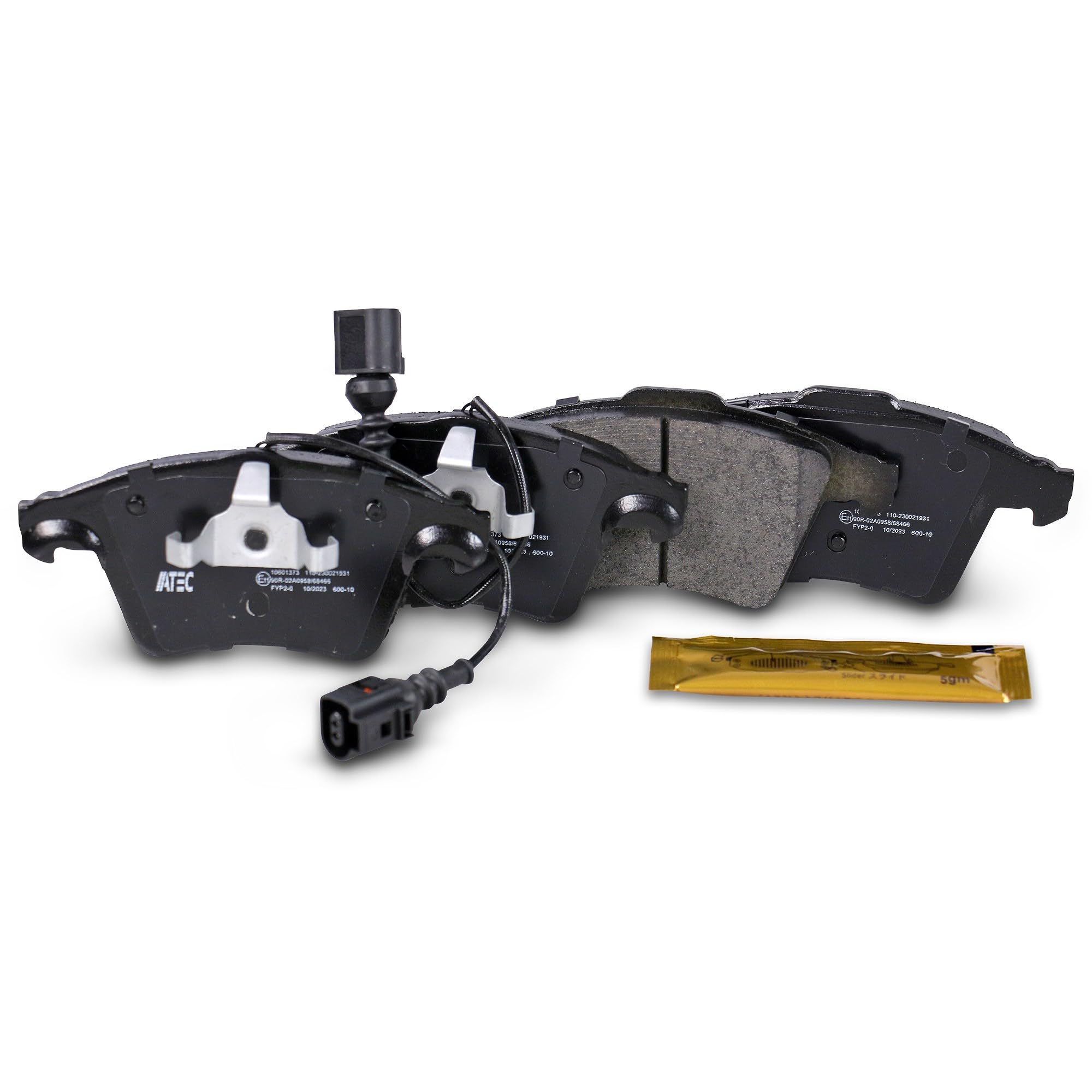 ATEC Germany Bremsenset inkl. Bremsscheiben Vorne Ø 333 mm Belüftet + Hinten Ø 294 mm Belüftet + Bremsbeläge Vorne & Hinten Kompatibel mit VW MULTIVAN T5, TRANSPORTER T5