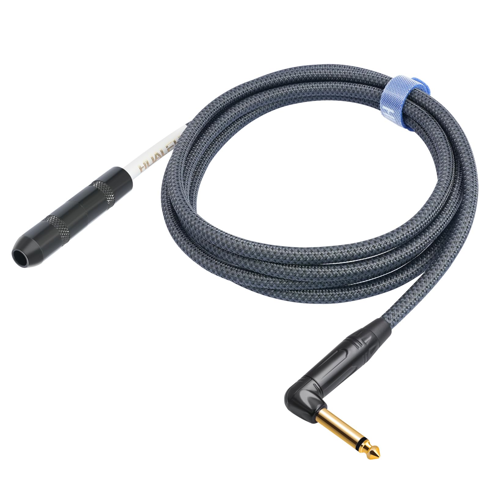 6,35 mm rechtwinkliger TS-Stecker auf 6,35 mm TS-Buchse, 6,35 mm 1/4 Mono-Stecker auf Buchse, Anschluss für untere Gitarre/V-förmige Gitarre/Front-Klinkenstecker, 1 Stück