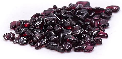 Miniatura 8 de 3.53 oz (3.5 onzas) de granate, rojo oscuro, piropo almandino, piedras pequeñas pulidas, piedras naturales pulidas de calidad, piedras preciosas