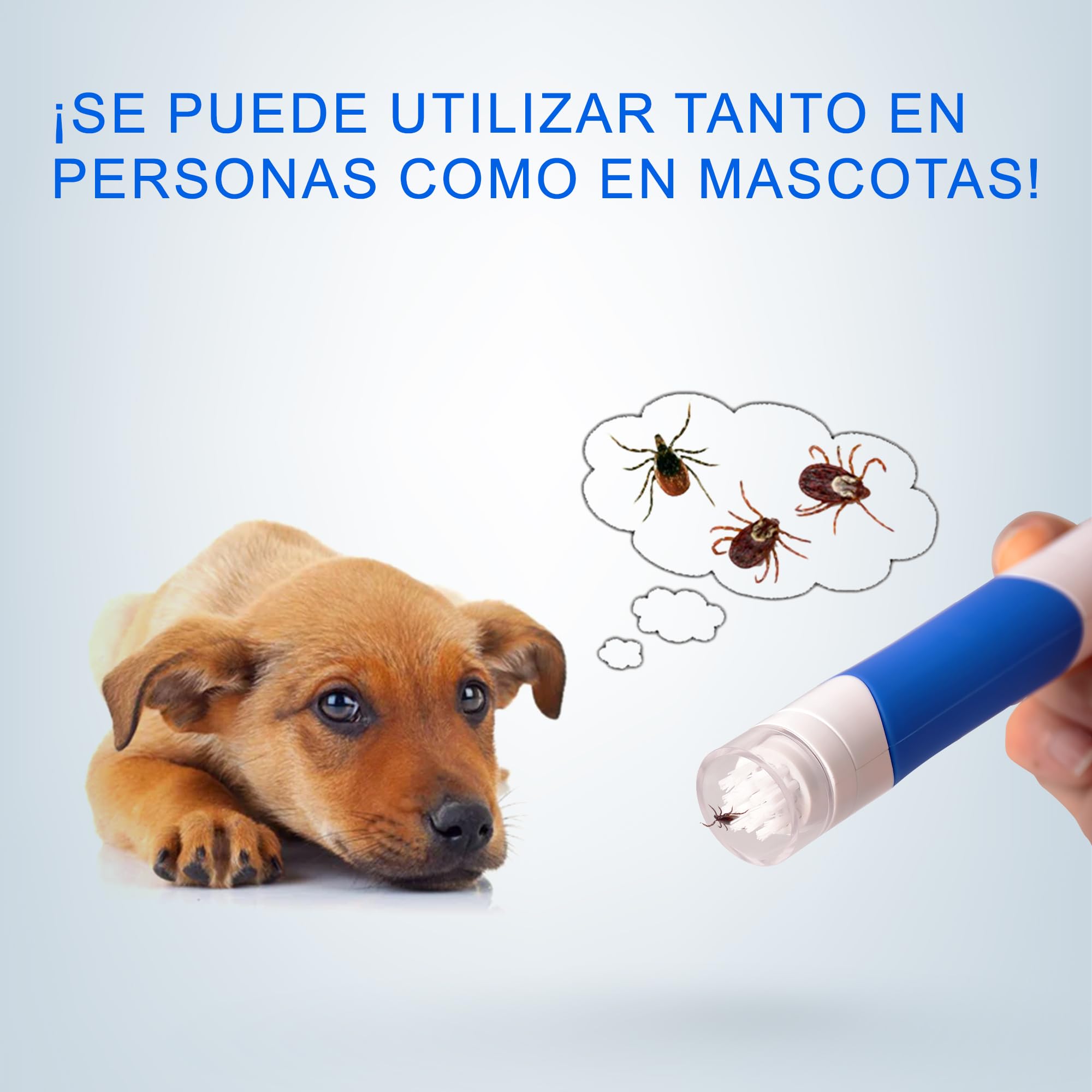 Kretrum Herramienta Bolígrafo de Eliminación de Garrapatas Premium Herramienta Automática de Eliminación de Garrapatas para Perros Herramienta Real de Eliminación de Garrapatas Sin Dolor para Humanos