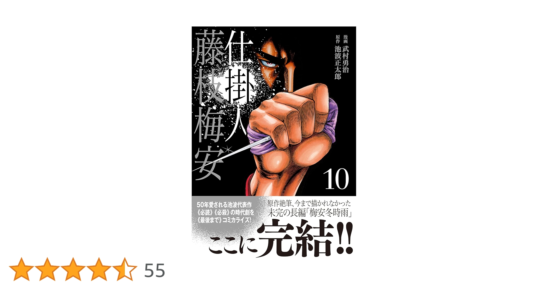 仕掛人 藤枝梅安 10(完) (SPコミックス) | 武村 勇治, 池波