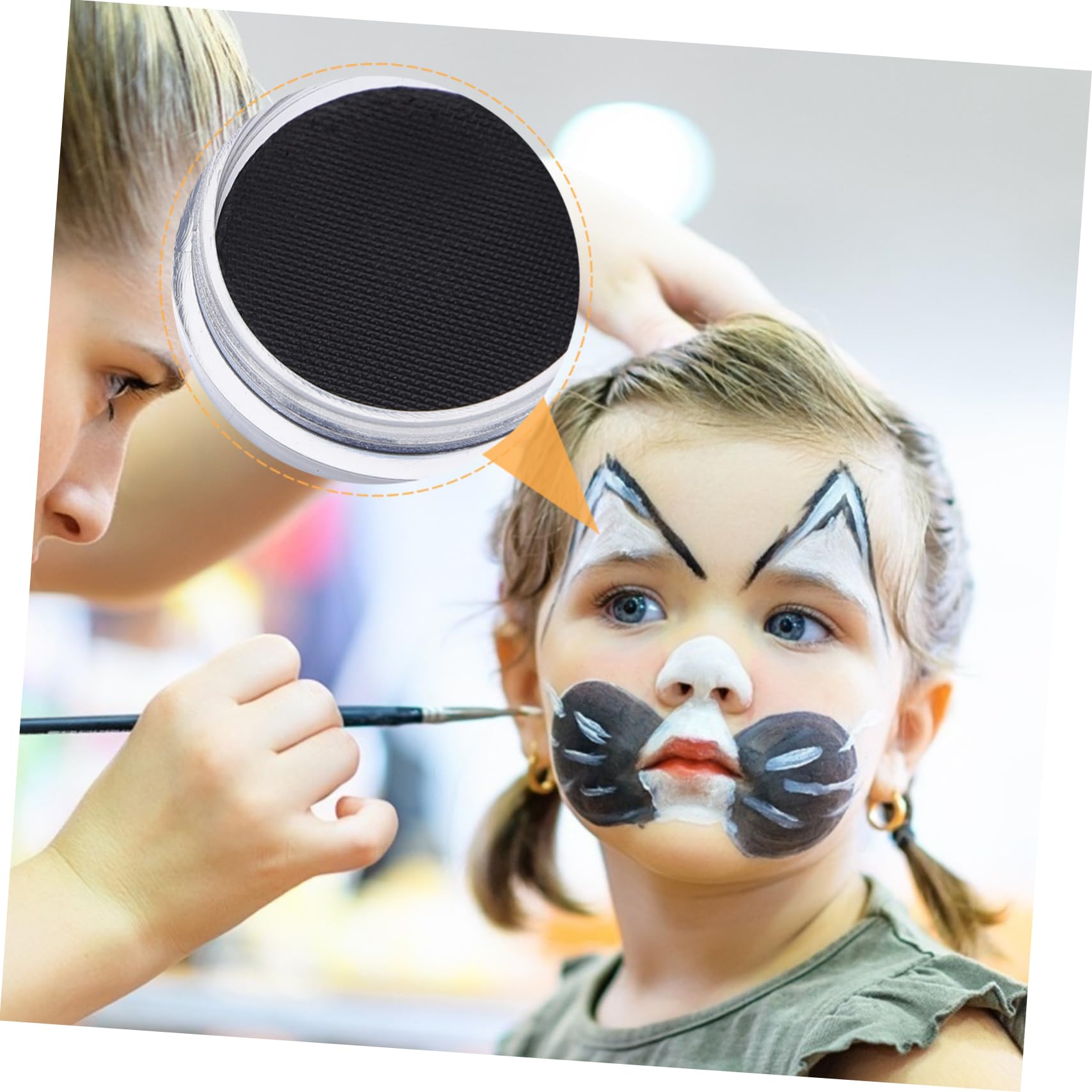 Beavorty 8piezas Facial De Halloween De Maquillaje Especiales Cera Facial Mate Para Cosplay y De Aplicar y Limpiar