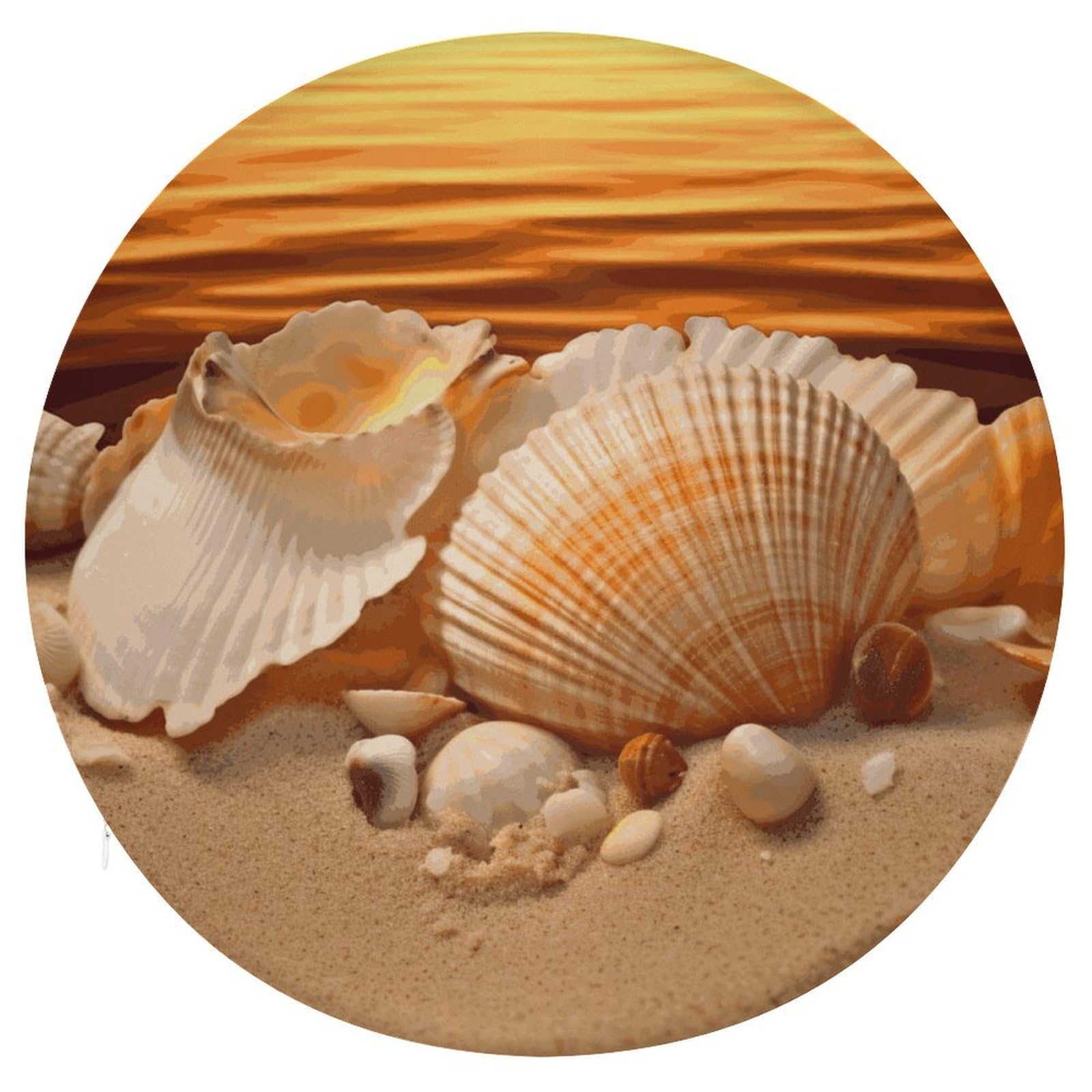 Coussin rond pour siège adulte anti-douleur de sol de méditation