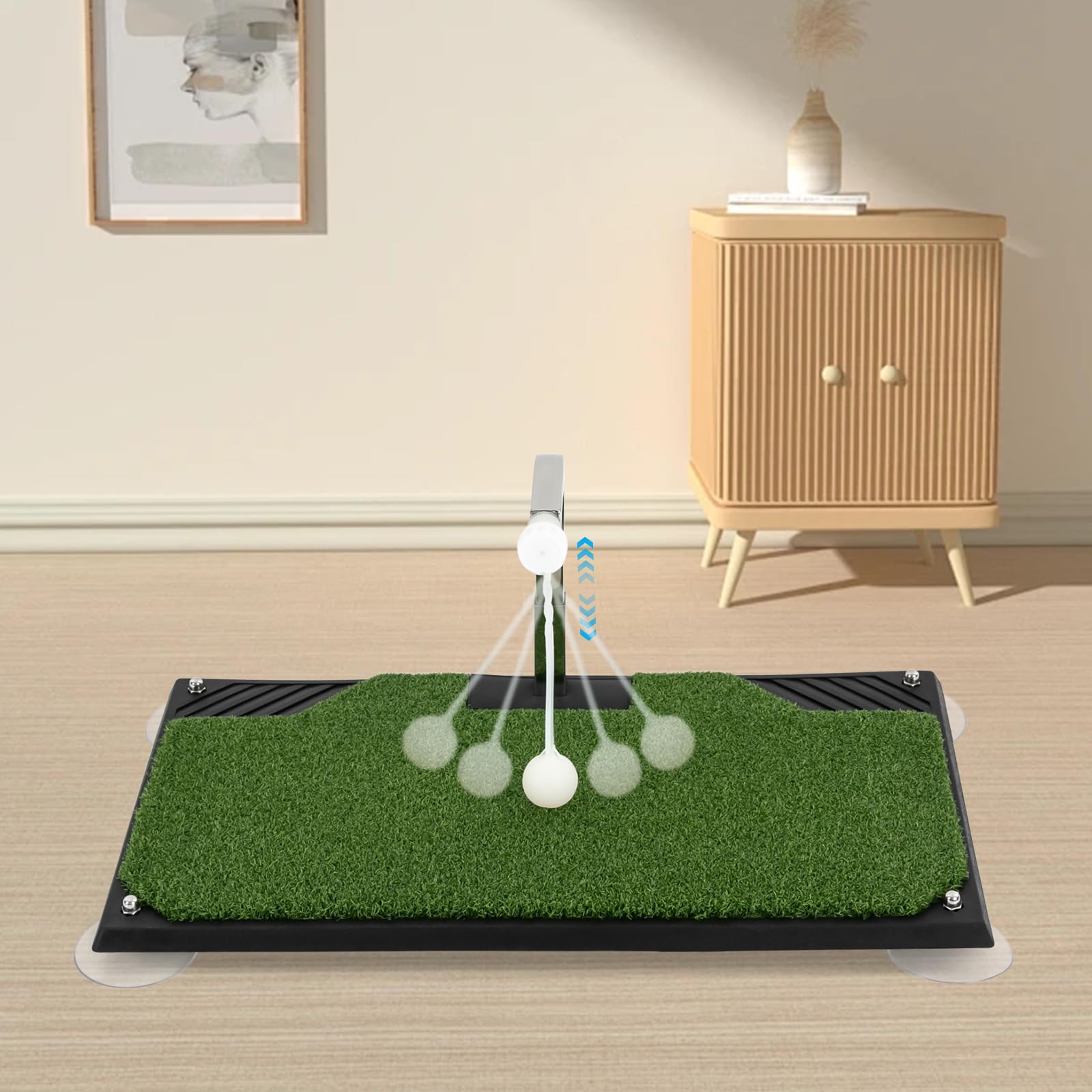 Golf Swing Trainer, Golf Training Equipment with 5 Height Adjustments, Club Practice Simulator in Home & Indoor(USA)