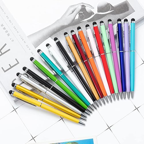 Miniatura 2 de Bolígrafos personalizados con nombre, icono, logotipo, texto, bolígrafo personalizado con lápiz capacitivo para iglesia de negocios, 100 unidades,