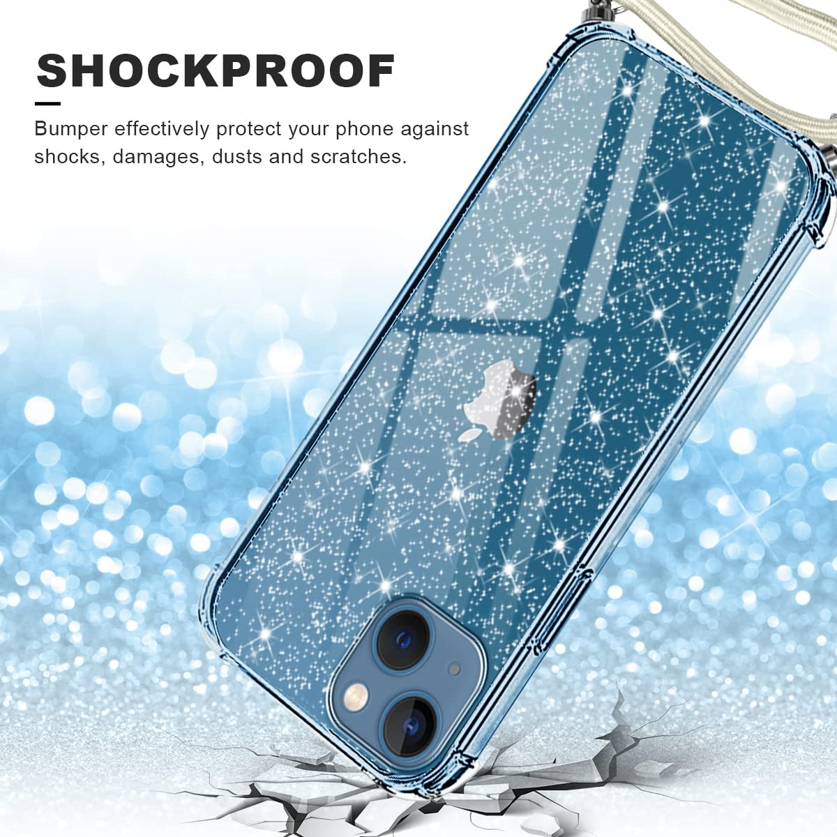 IPEAK Custodia Portafoglio Per Motorola Moto G9 Power - Pelle Lucida Glitter Viola Con Slot Carte E Supporto Visione, Copertura Completa