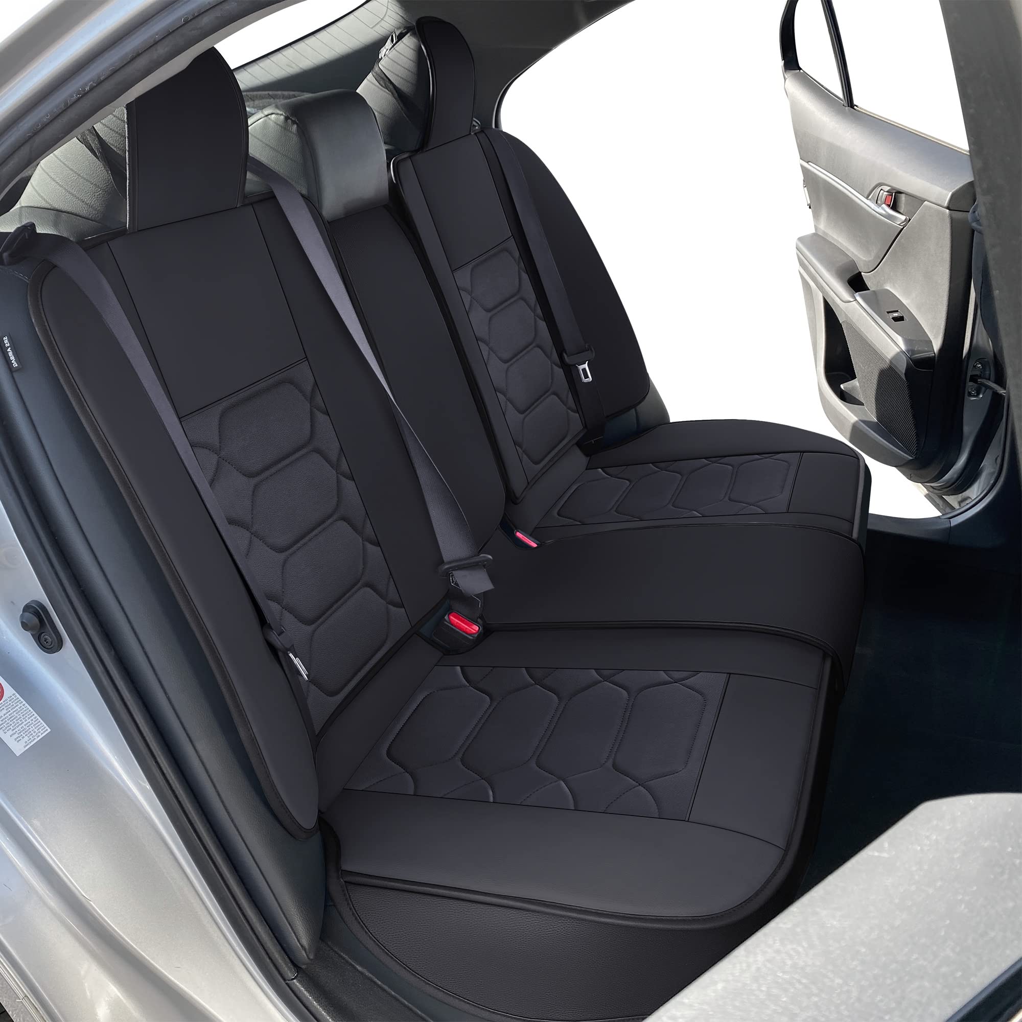 OASIS AUTO Custom Fit Seat Covers for 2012-2025 Toyota Camry Waterproof Faux Leather Seat Protector Cushion Camry Car — view 7