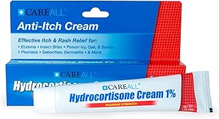 CareAll Hydrocortisone 1%, 1oz Tube, Maximum Strength Anti-Itch Cream, Relief from Itching and Redness from Bug Bites, Eczema, Psoriasis, Poison Ivy, Oak and Sumac. (Pack of 1)