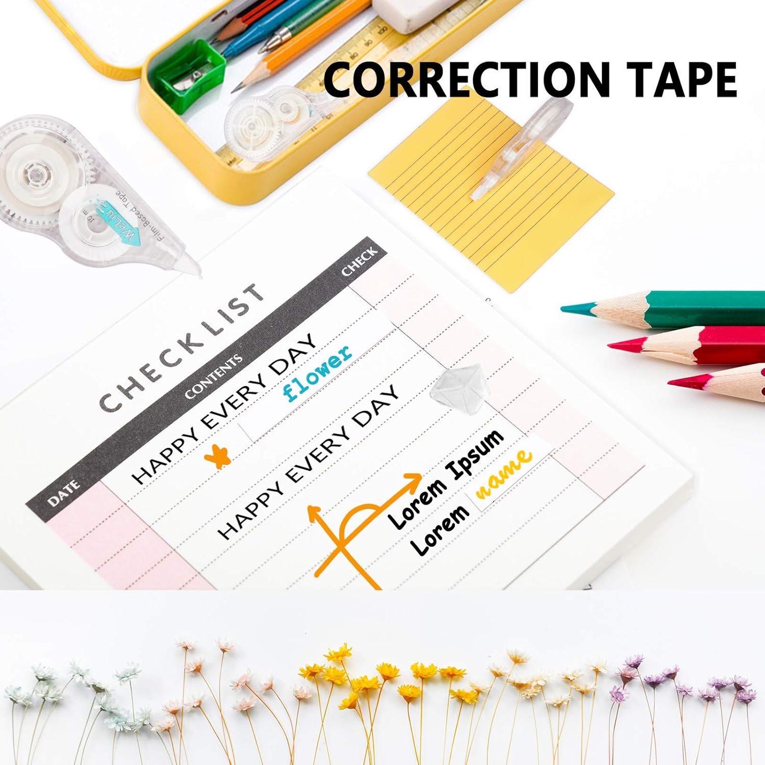 WeLiu Correction Tape, White, 16 count : Office Products