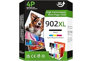 902XL Ink Cartridges Combo Pack for HP Printers
