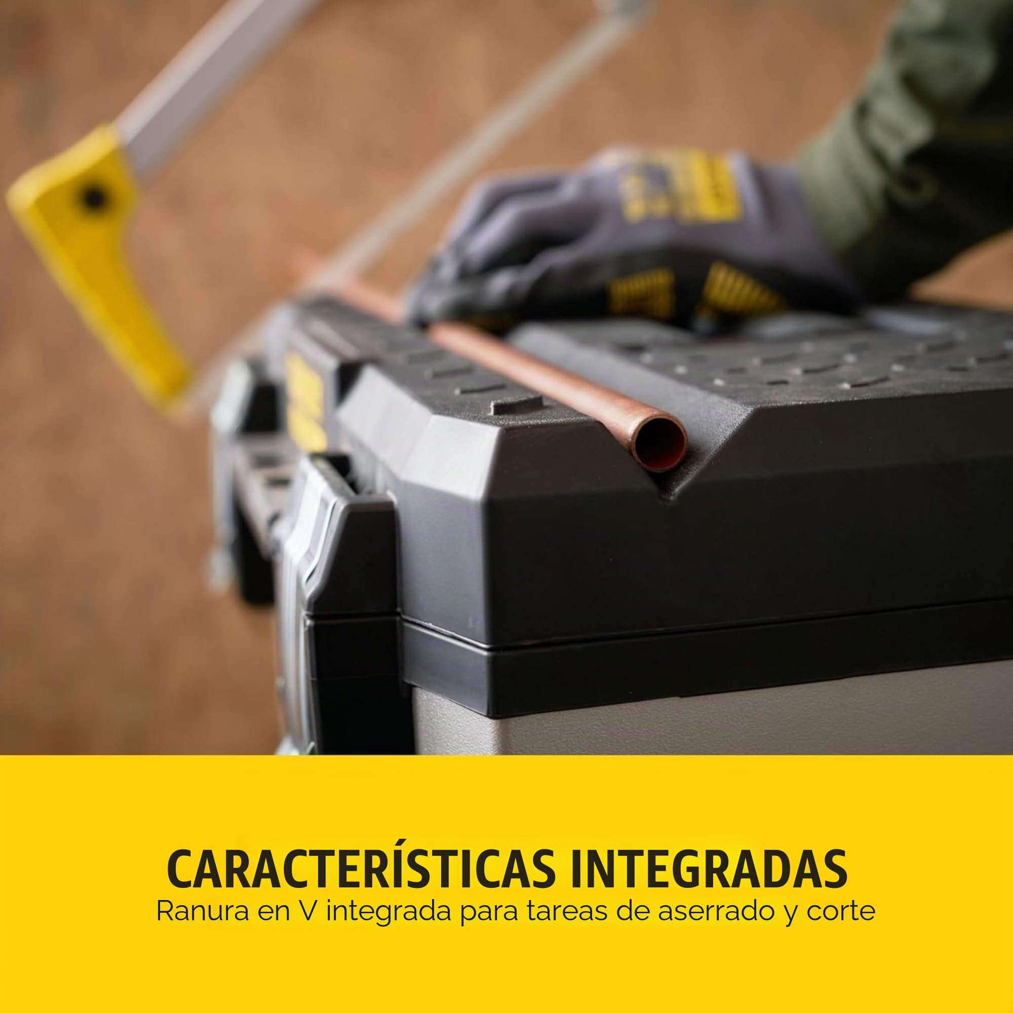 STANLEY FATMAX Taller Móvil Metálico, Carro de Herramientas, Caja Versátil para Piezas Pequeñas y Grandes, Ruedas 17cm, Cierres Metálicos Antioxidantes, 1-95-622